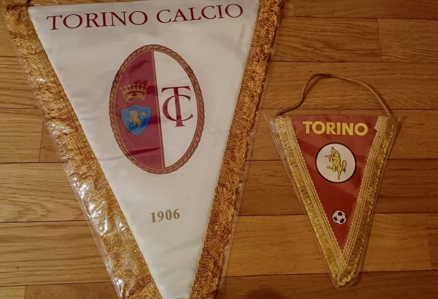 Lotto Gagliardetti Torino Set Pennants Fanion Wimpel Maglia Torino Collezione