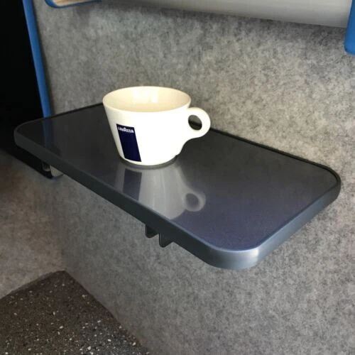 SMALL CAMPER VAN Folding Shelf Rectangle Motor home caravan Boat Gloss