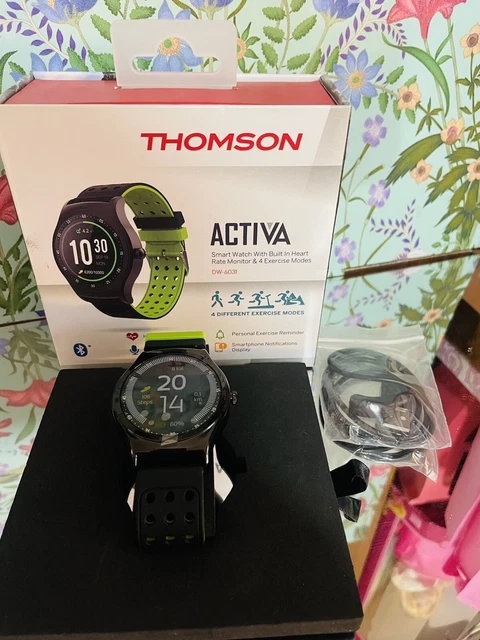 THOMSON ACTIVA SMART Watch With Built In Heart Rate Monitor 79.00 PicClick AU