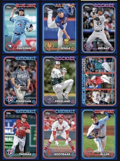 [DIGITAL] Topps Bunt - Baseball 24 S1 - Royal Blue - K to Z - Pick