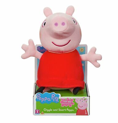 Peppa Pig 20cm Giggle & Snort Talking Plush Soft Toy