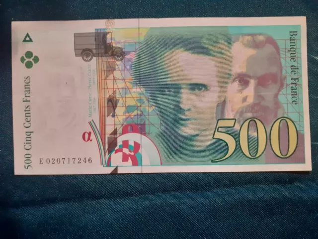 Billet de 500 Francs  Pierre et Marie Curie 1994 E020717246