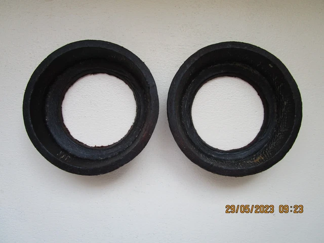 2 Stück Ledermanschetten Pumpenmanschetten 80mm/50mm innen für Doppelkolbenpumpe