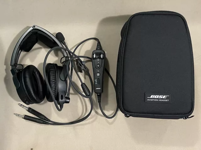 Bose A20 Aviation  Headset with Dual Cable & Bluetooth plus Case