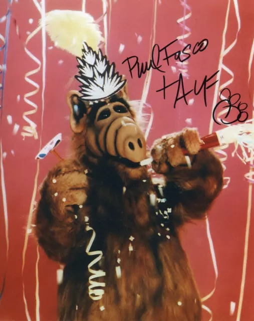 Genuine " PAUL FUSCO " ALF " PUPPETEER @@ Autograph Hand Signed 8x 10 Photo COA