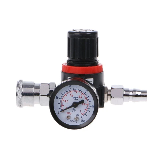 Misuratore di pressione regolatore 1/4" mini filtro in linea misuratore separatore