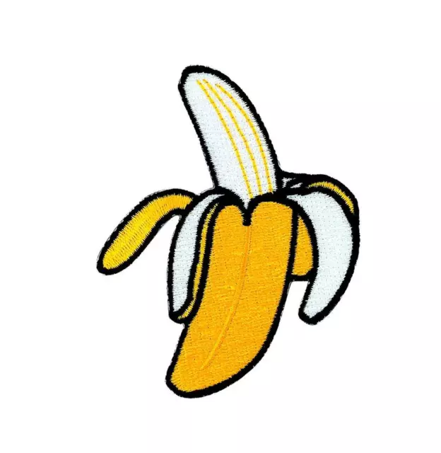 Patch ecusson brodé drapeau backpack banane banana thermocollant