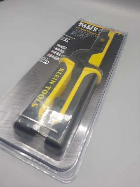 Klein Tools Extended-Reach Coax Crimper VDV211-100 (e14-1) Brand New Sealed 2