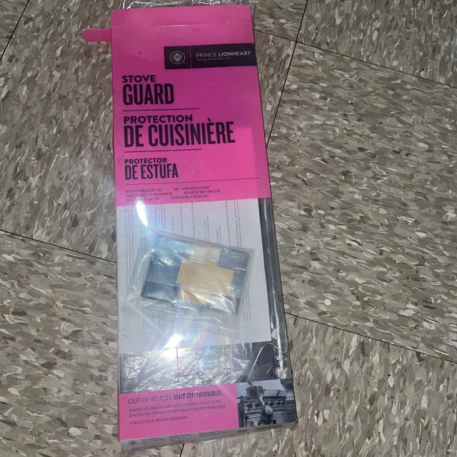 Prince Lionheart Shield-A-Burn Adjustable Stovetop Oven Stove Guard 0089 Safety