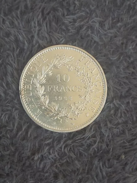 pièce de 10 francs en argent hercule