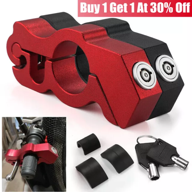 Motorbike Handlebar Throttle Grip Lock Motorcycle Security Brake Bike Scooter