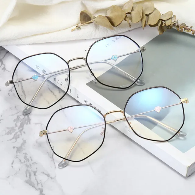Anti-UV-blaue Strahlen Computer Goggles Flat Mirror Eyewear Augenklappen Brille