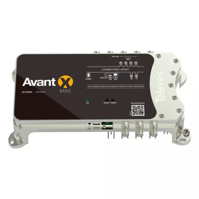 Televes Mehrbereichsverstärker AVANTXB-DD2 Verstärker 532103