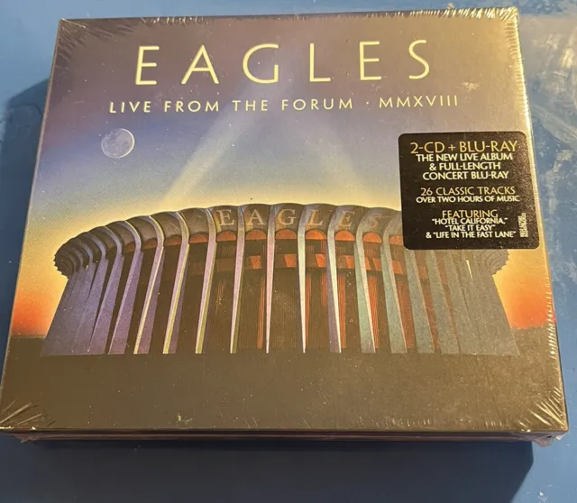 Eagles - Live From The Forum MMXVIII CD & BLU RAY - New & Sealed