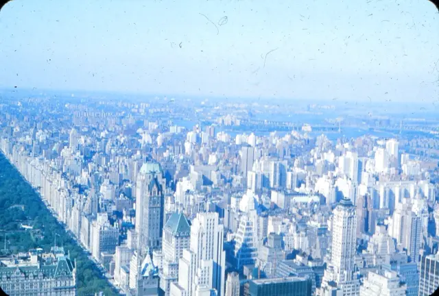 ONYC Original Slide - 1960's New York City Downtown Central Park  #97