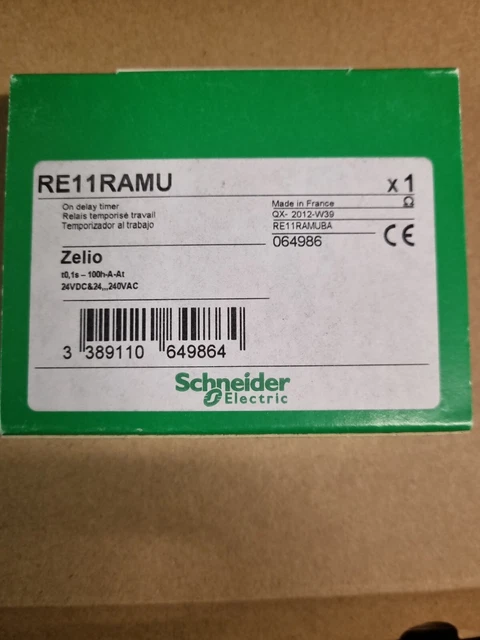 SCHNEIDER RE11RAMU 24VDC 24-240VAC EUR 50,00 - PicClick FR