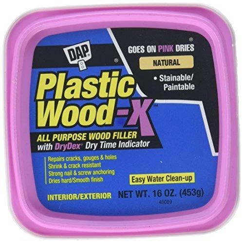 DAP 542 Series 00542 Pt Natural Plastic Wood-X w/Drydex, 1 Pint