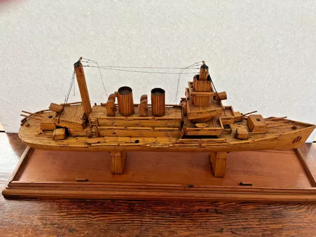W W 1  Battleship  Kentucky 1914 To 1918 Made Out Matchsticks