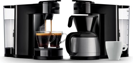 Philips Domestic Appliances SENSEO Switch Pad- und Filterkaffeemaschine, 2-in-1-