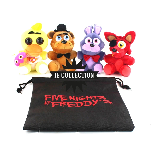 FIVE NIGHTS AT Freddy's Set 4 Peluche pupazzi Fazbear Foxy plush Chica Bonnie 42.97 PicClick