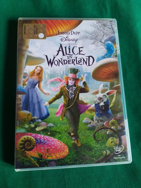 ALICE IN WONDERLAND - Walt Disney - Tim Burton con Johnny Depp - DVD ...