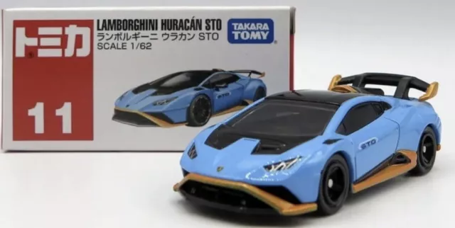 Takara Tomy Tomica No. 11 Lamborghini Huracan STO Diecast Car Model