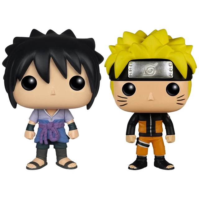 Funko Pop Lotto Pacchetto Di 2 Naruto Shippuden - Naruto, Sasuke