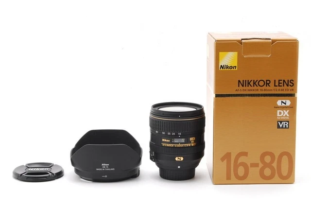NIKON AF-S VR DX NIKKOR ED 16-80mm f/2.8-4E SWM IF ASPH. Lens [Mint]