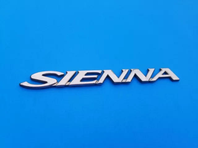 98 99 00 01 02 03 04 05 Toyota Sienna Rear Gate Lid Emblem Logo Badge Oem A18