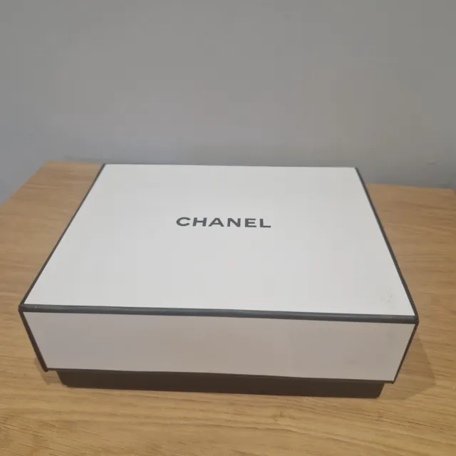 CHANEL Genuine Gift Box With Chanel Tissue Paper & Ribbon