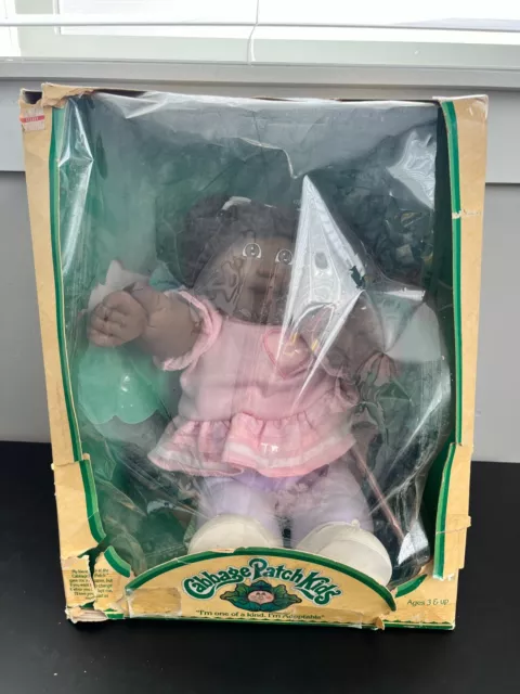 Vintage Cabbage Patch Kids 1983 African American "Anette Emelia" Coleco 3900 COA