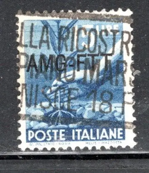 Italy Trieste Post Europe  Overprint A.m.g. F.t.t. Stamp Used Lot 914Aj