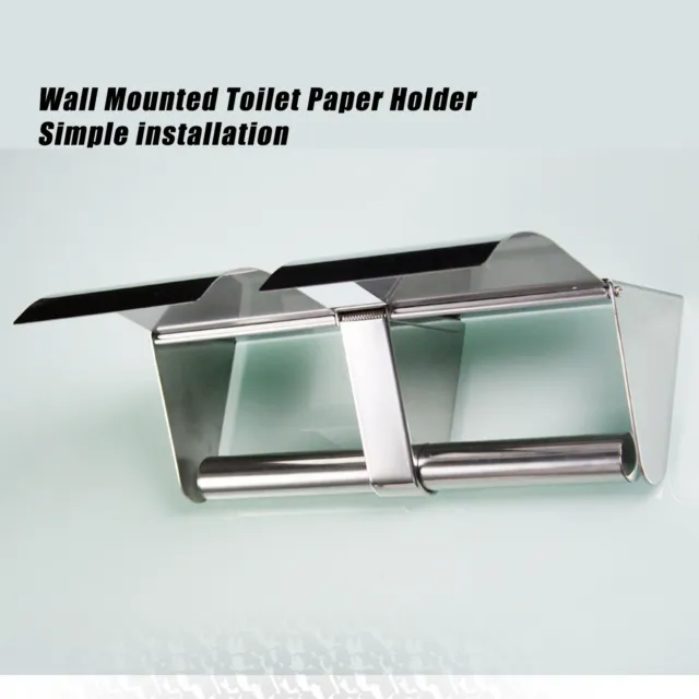HG Toilet Paper Holder 304 Stainless Steel Wall Mounted With Lock And Cover