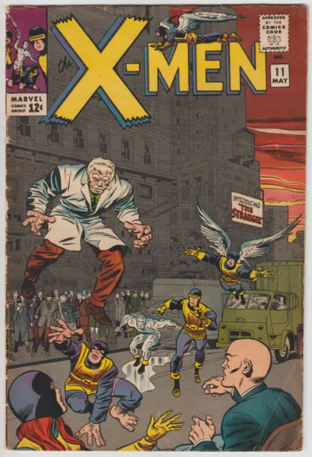 X-Men 11 May 1965 The Stranger 1st Appearance Magneto Scarlet Witch Quicksilver