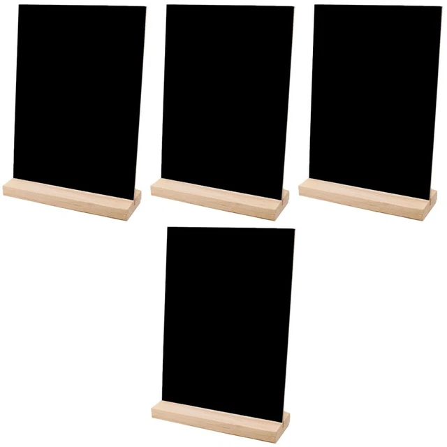 4pcs Sign Sign Sunda-Fati-Fatifrontable Message Board Blackboard Desktop