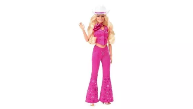 Muñeca Barbie La Película Con Sombrero De Vaquero Margot Robbie Con Traje...