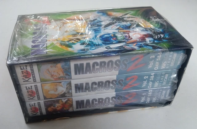 VHS THE SUPER Dimension Fortress Macross 2 NEUF Sous Blister Intégral 6