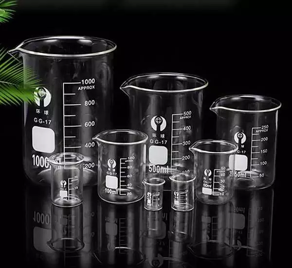 5ml-3000ml Glass Laboratory Handle Beakers High Chemistry stability Glassware