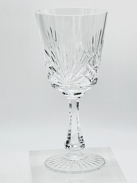 Oscar De La Renta 4 Set~BUCKINGHAM~Etched Glass Stemware~ Champagne~Wine~Water