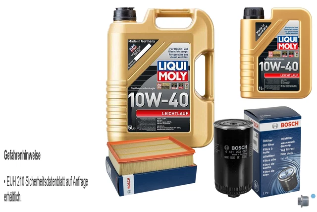 INSPEKTIONSKIT FILTER LIQUI MOLY ÖL 6L 10W-40 Für VW Transporter