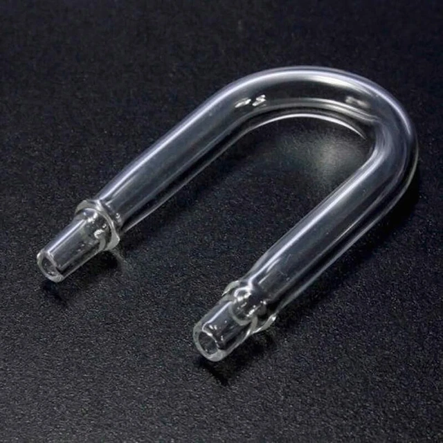 Piega tubo in vetro acrilico a forma di U per sistema diffusore di CO2 acquario - efficiente