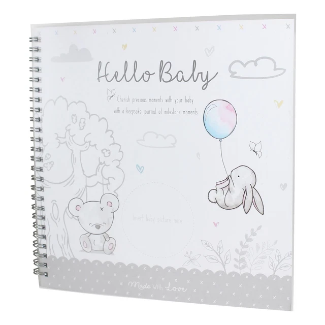 Abrazos Y Besos Nuevo Recuerdos Bebé Diario Milestone Libro de Registro - Unisex