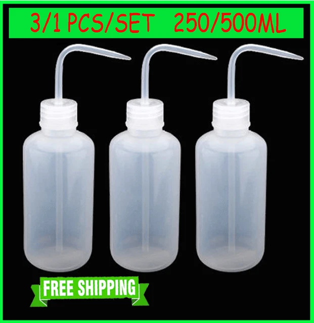 3/1 Pz Bottiglia Per Il Lavaggio Del Tatuaggio 250Ml/500Ml Accessori Per ☆