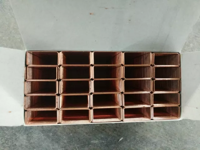 25,000 Westward Grainger 3A529 Carton Box Closing Staples 5/8" Leg 1-3/8" Crown