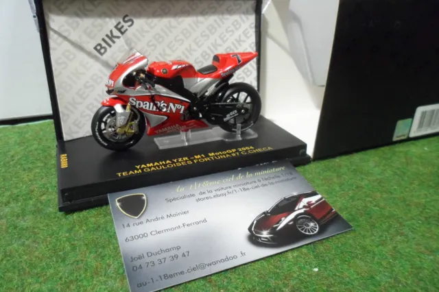 MOTO YAMAHA YZR-M1 MotoGP 2004 # 7 C. CHECA 1/24 IXO RAB080 miniature collection
