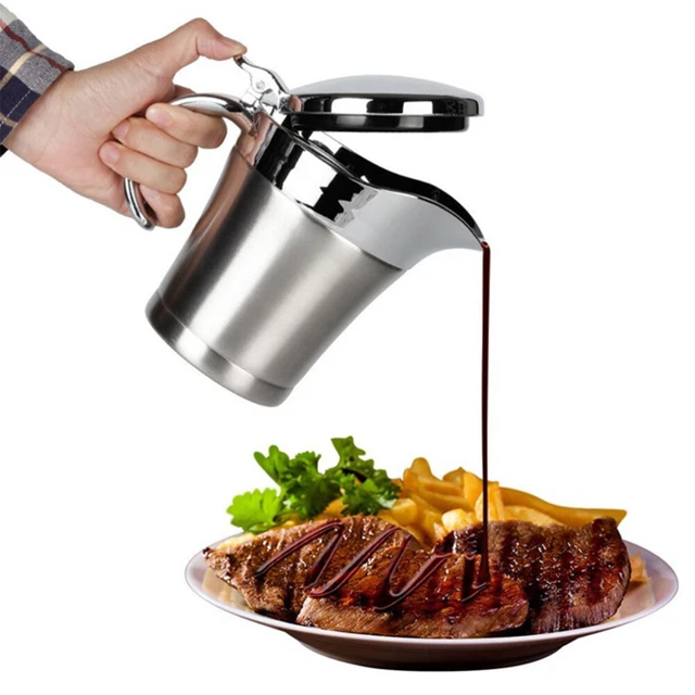 Kitchen Oil Pot Leakproof Oil Pot Glass Measuring Cups Set Server 10