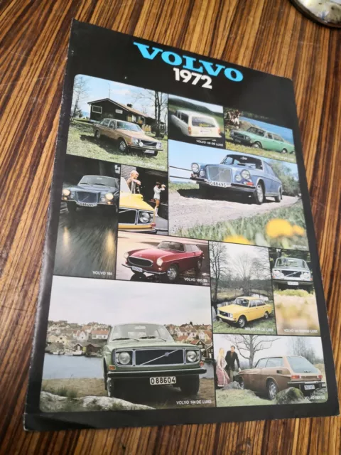 VOLVO RANGE orig 1972 UK Mkt Sales Brochure - 144 145 164 164E 1800ES