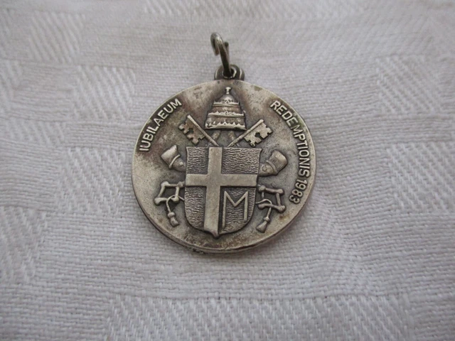 Médaille Religieuse Vintage - Métal - Bon état - Occasion