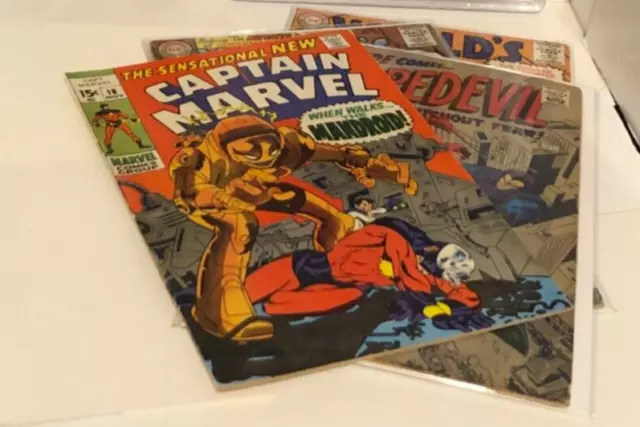 Marvel DC Comics Silver Age Comic Books Lot Of 4 VG+