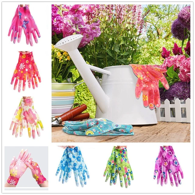 Herramientas Guantes para el hogar recubiertos de palma Guantes de trabajo Guantes antideslizantes de jardín